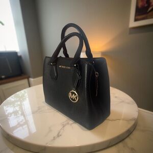 Michael Kors Black Leather Handbag